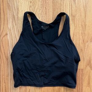 Athleta Women's Sleek Black Sports Bra
